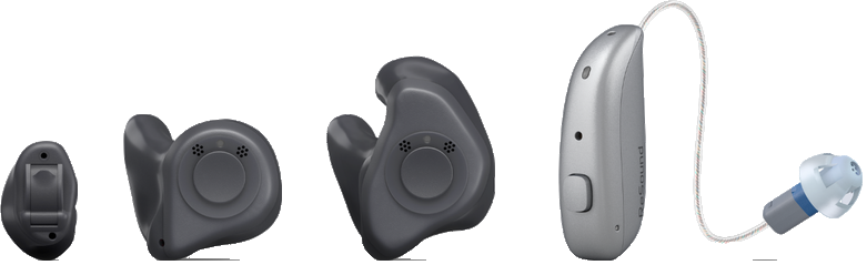 ReSound Nexia hearing aids in a range of styles and colours
